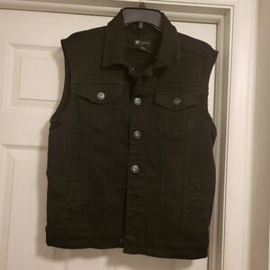 Men's black vest, Walmart, new with tags